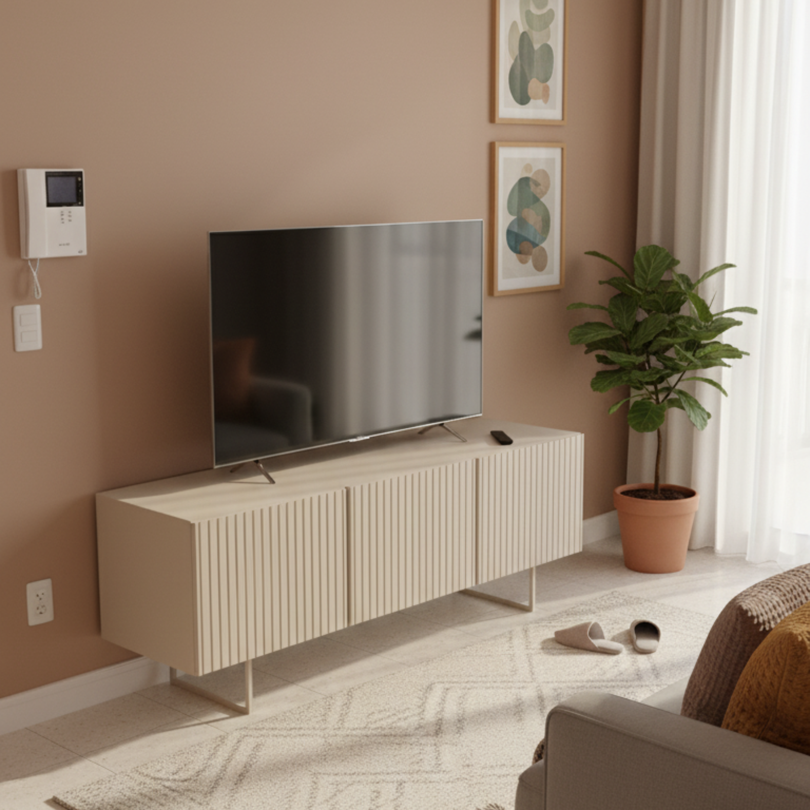 RACK TV GRAIN / M / SAHARA